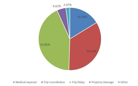 2018年全球旅游保險(xiǎn)市場(chǎng)規(guī)模按類(lèi)型劃分的市場(chǎng)份額