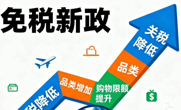 2025免稅新政全面升級(jí)：國(guó)貨出海新機(jī)遇，品類擴(kuò)張紅利來襲